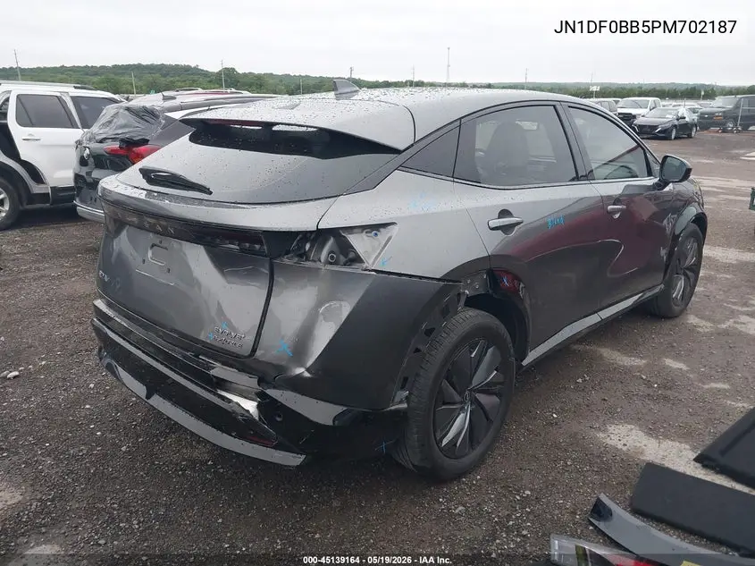 2023 Nissan Ariya Evolve+ VIN: JN1DF0BB5PM702187 Lot: 45139164