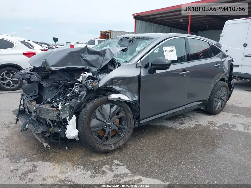 2023 Nissan Ariya Evolve+ VIN: JN1BF0BA6PM410756 Lot: 45224281