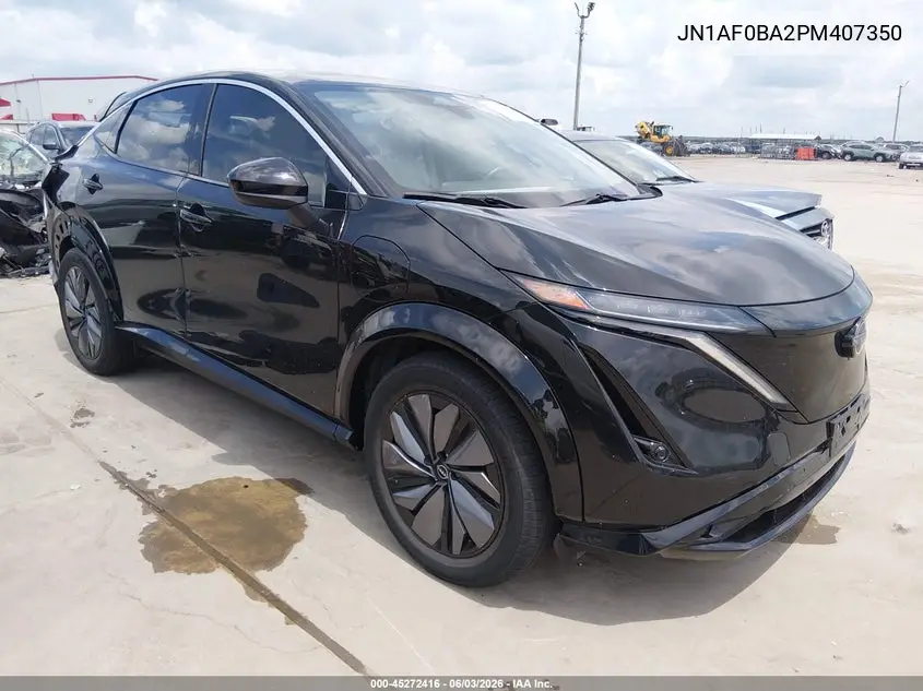 2023 Nissan Ariya Engage VIN: JN1AF0BA2PM407350 Lot: 45272416