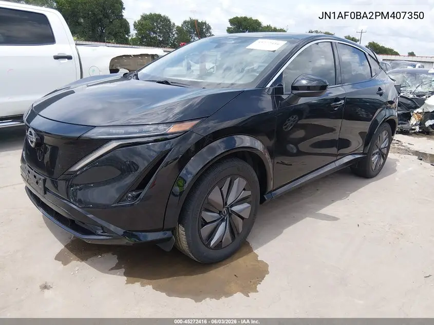 2023 Nissan Ariya Engage VIN: JN1AF0BA2PM407350 Lot: 45272416