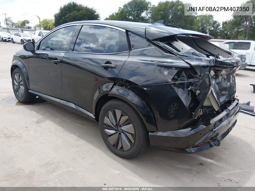 2023 Nissan Ariya Engage VIN: JN1AF0BA2PM407350 Lot: 45272416