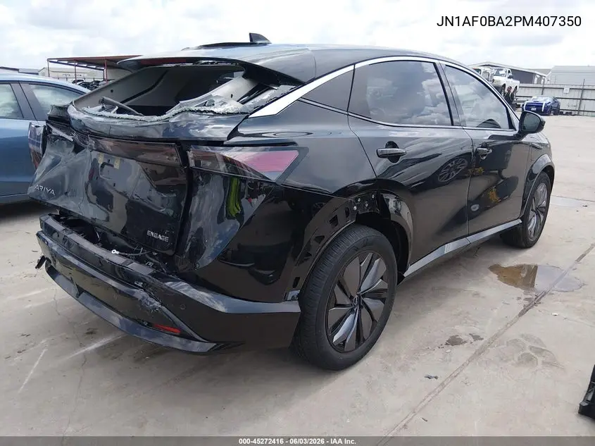2023 Nissan Ariya Engage VIN: JN1AF0BA2PM407350 Lot: 45272416