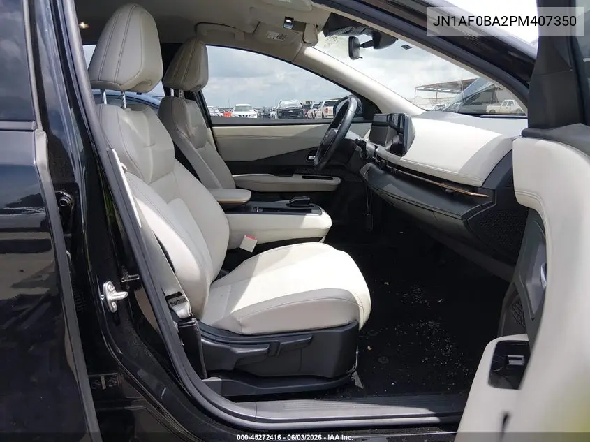 2023 Nissan Ariya Engage VIN: JN1AF0BA2PM407350 Lot: 45272416