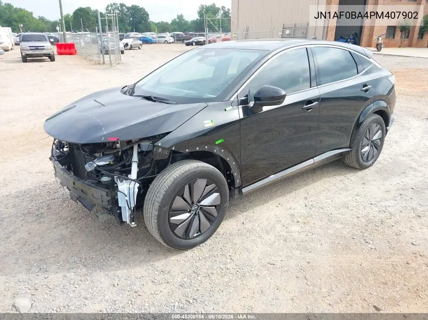 2023 Nissan Ariya Engage VIN: JN1AF0BA4PM407902 Lot: 45308184