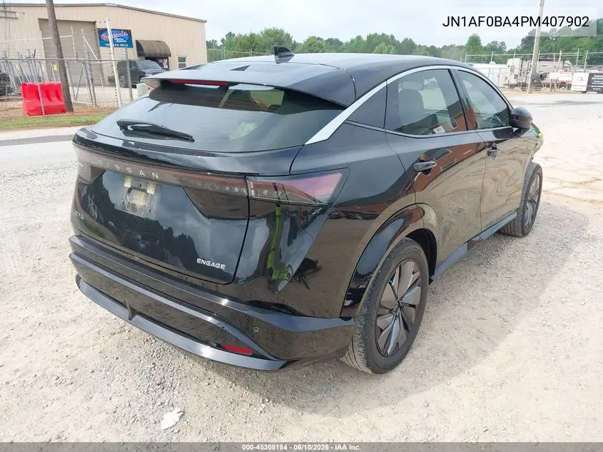 2023 Nissan Ariya Engage VIN: JN1AF0BA4PM407902 Lot: 45308184