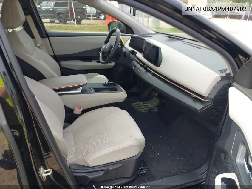 2023 Nissan Ariya Engage VIN: JN1AF0BA4PM407902 Lot: 45308184