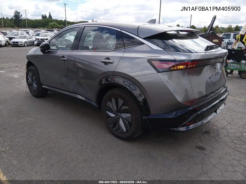 2023 Nissan Ariya Engage VIN: JN1AF0BA1PM405900 Lot: 45317823