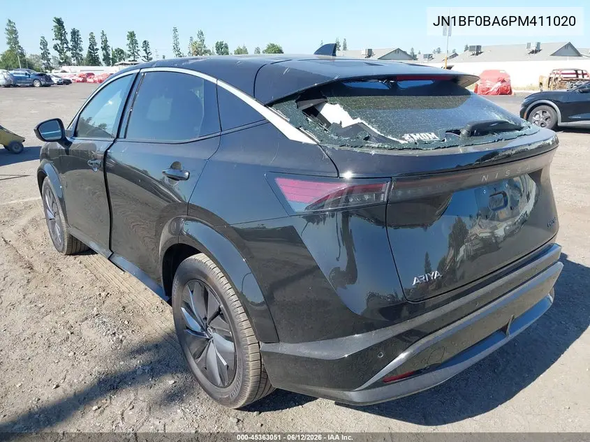 2023 Nissan Ariya Evolve+ VIN: JN1BF0BA6PM411020 Lot: 45363051