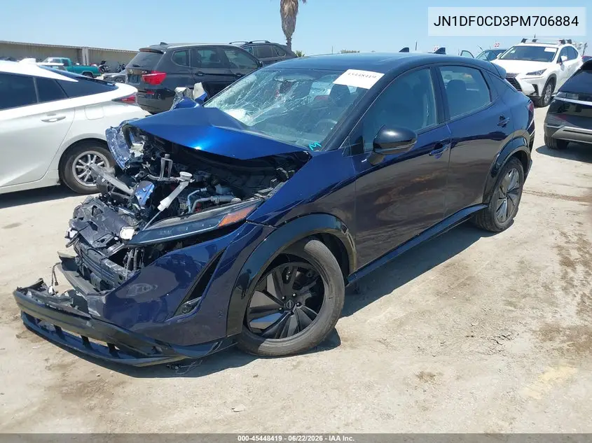 2023 Nissan Ariya Platinum+ VIN: JN1DF0CD3PM706884 Lot: 45448419