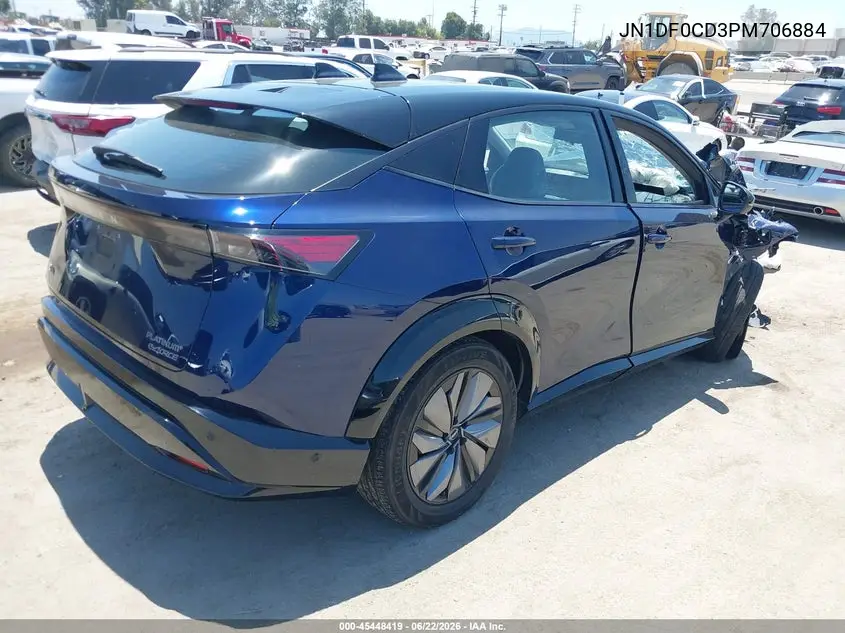 2023 Nissan Ariya Platinum+ VIN: JN1DF0CD3PM706884 Lot: 45448419