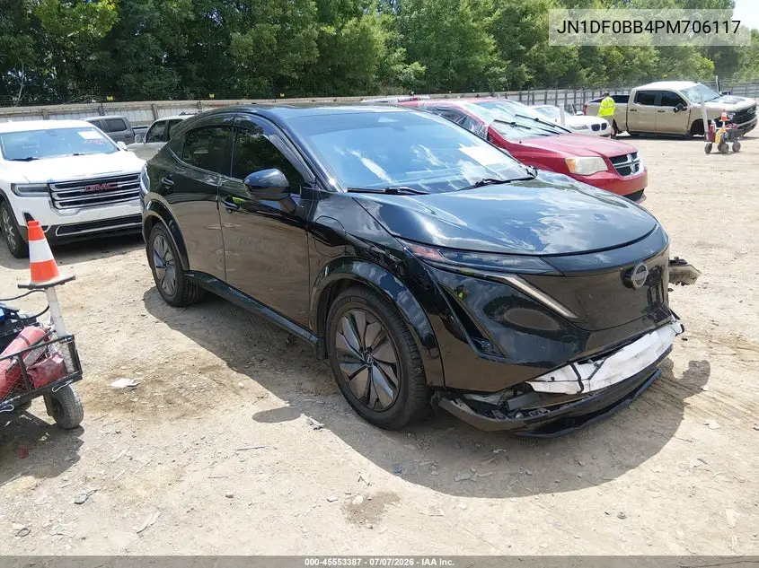 2023 Nissan Ariya Evolve+ VIN: JN1DF0BB4PM706117 Lot: 45553387