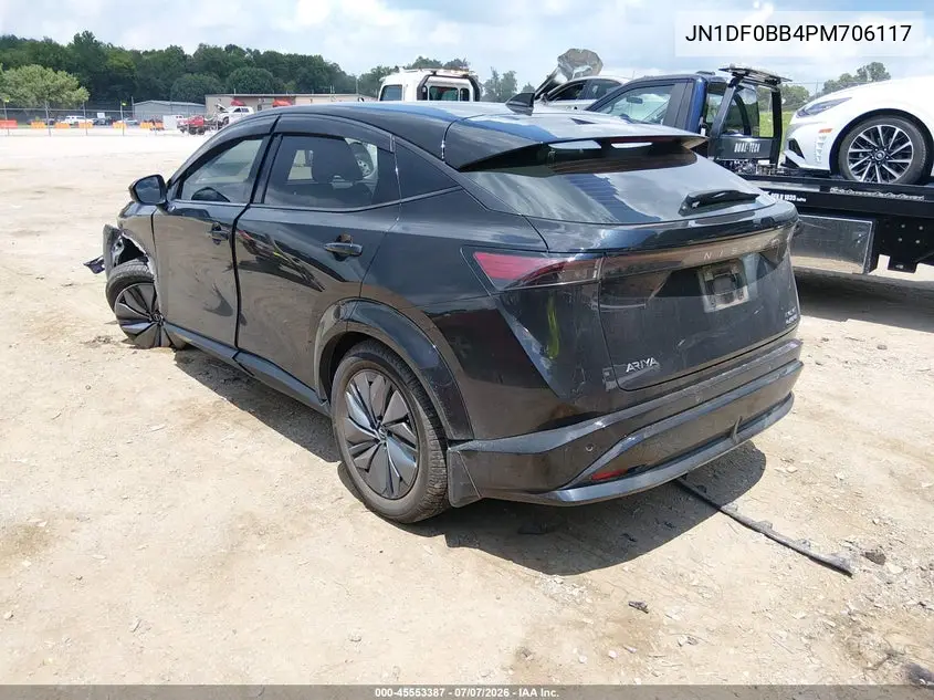 2023 Nissan Ariya Evolve+ VIN: JN1DF0BB4PM706117 Lot: 45553387