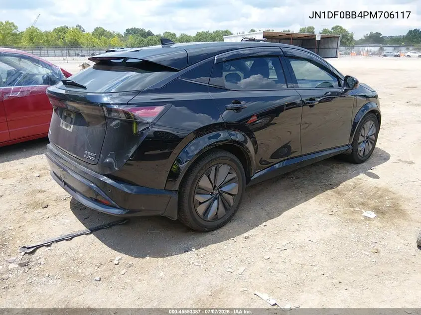 2023 Nissan Ariya Evolve+ VIN: JN1DF0BB4PM706117 Lot: 45553387