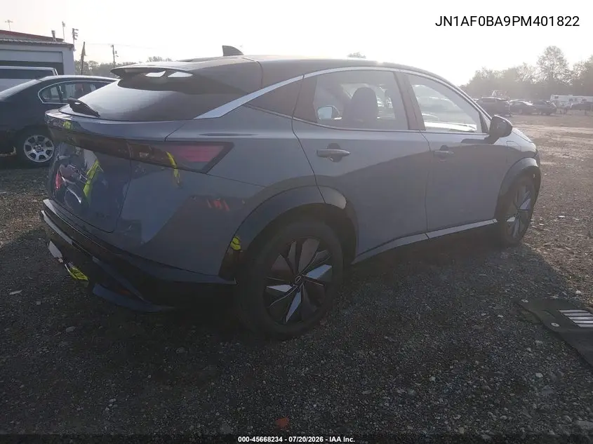 2023 Nissan Ariya Engage VIN: JN1AF0BA9PM401822 Lot: 45668234