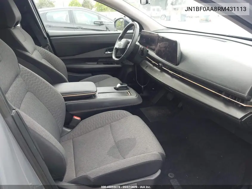 2024 Nissan Ariya Venture+ VIN: JN1BF0AA8RM431113 Lot: 45055078
