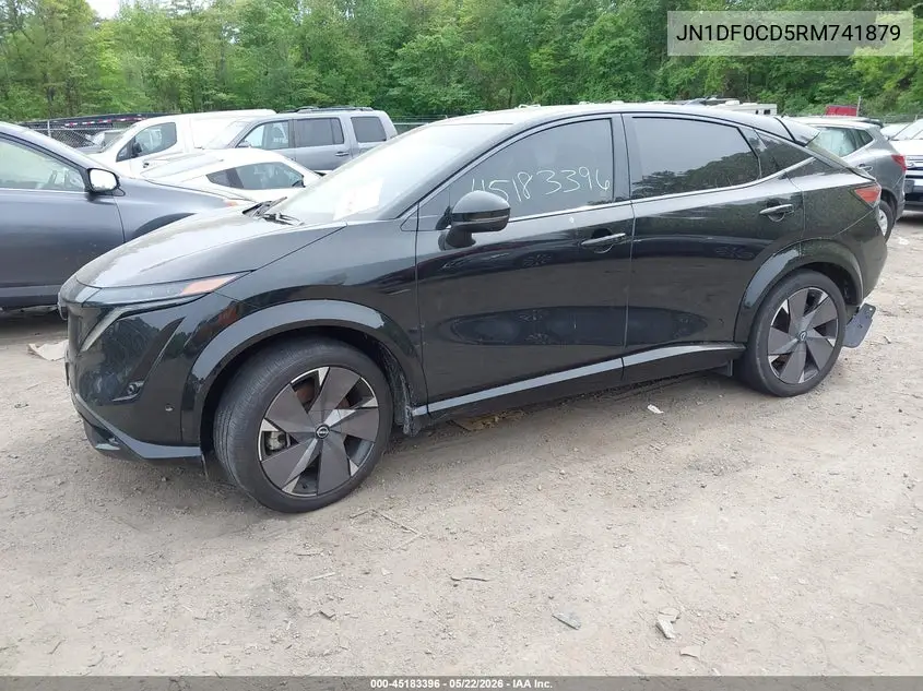 2024 Nissan Ariya Platinum+ VIN: JN1DF0CD5RM741879 Lot: 45183396