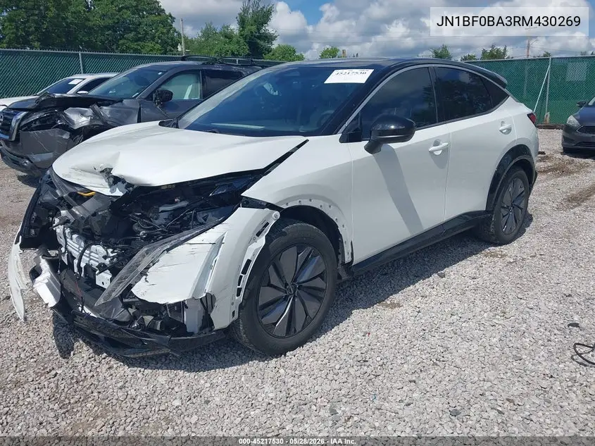 2024 Nissan Ariya Evolve+ VIN: JN1BF0BA3RM430269 Lot: 45217530