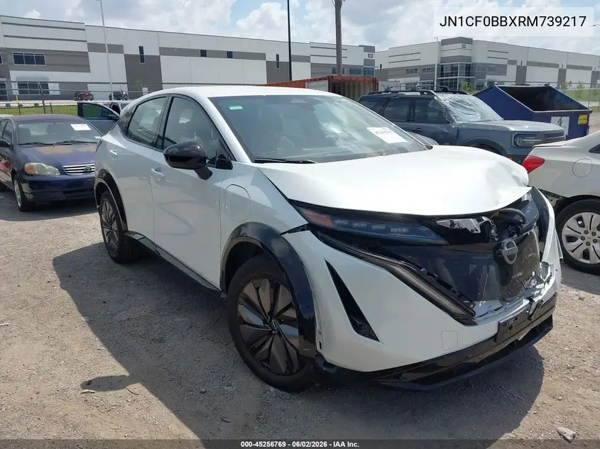2024 Nissan Ariya Engage VIN: JN1CF0BBXRM739217 Lot: 45256769