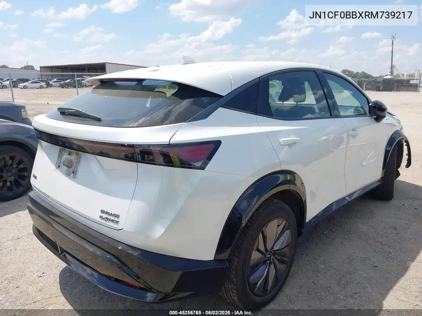 2024 Nissan Ariya Engage VIN: JN1CF0BBXRM739217 Lot: 45256769