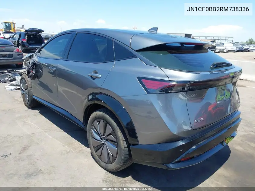 2024 Nissan Ariya Engage VIN: JN1CF0BB2RM738336 Lot: 45378576
