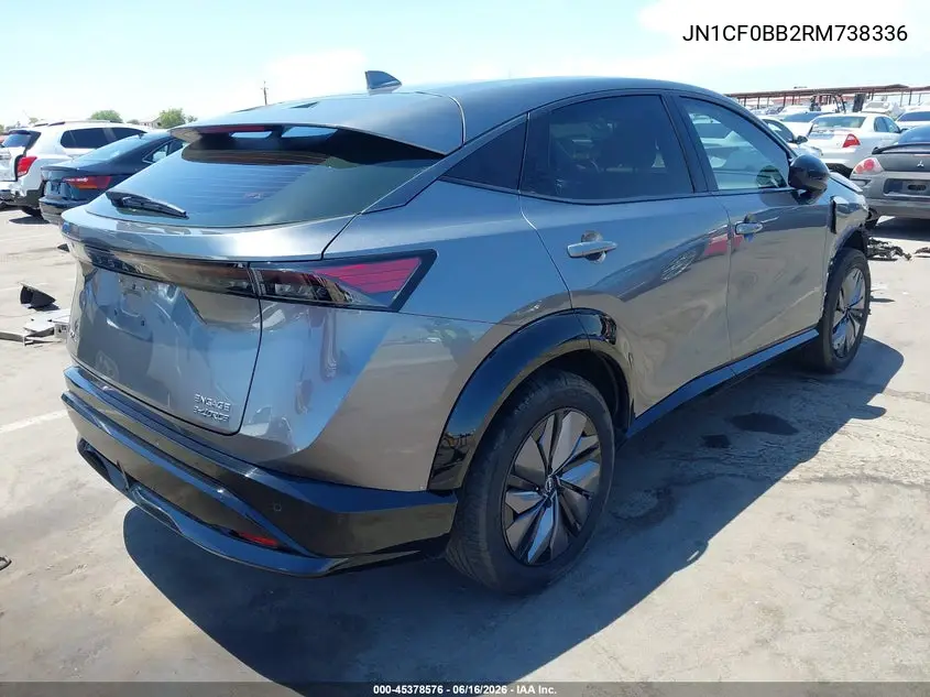 2024 Nissan Ariya Engage VIN: JN1CF0BB2RM738336 Lot: 45378576