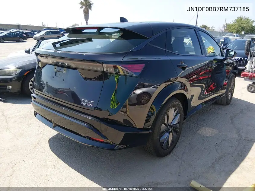 2024 Nissan Ariya Evolve+ VIN: JN1DF0BB7RM737185 Lot: 45433979
