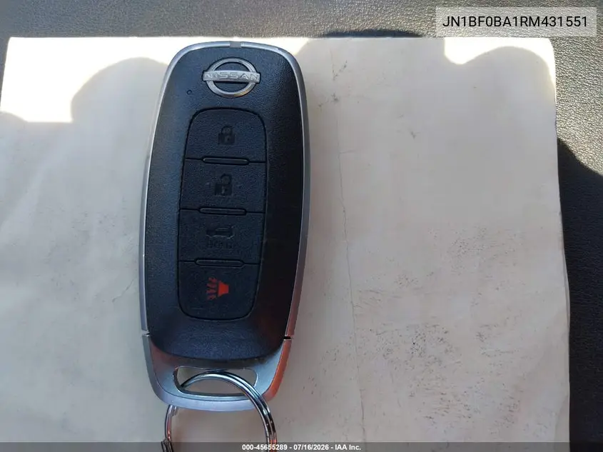 2024 Nissan Ariya Evolve+ VIN: JN1BF0BA1RM431551 Lot: 45655289