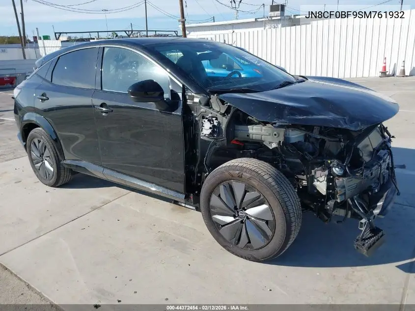 2025 Nissan Ariya Engage VIN: JN8CF0BF9SM761932 Lot: 44372454
