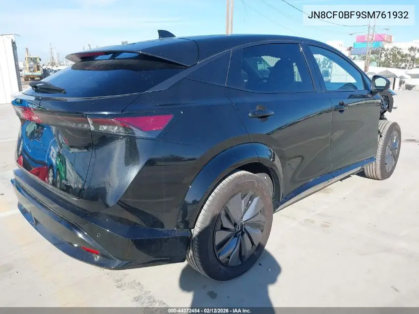 2025 Nissan Ariya Engage VIN: JN8CF0BF9SM761932 Lot: 44372454