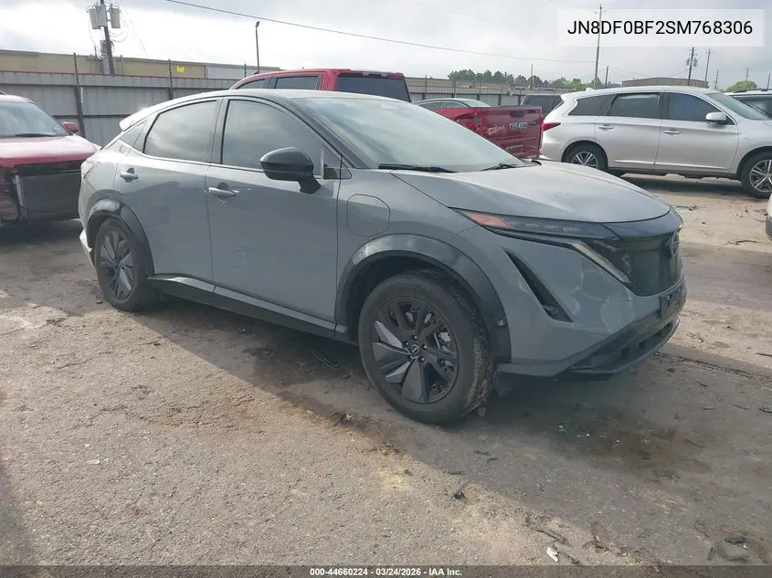 2025 Nissan Ariya Evolve+ VIN: JN8DF0BF2SM768306 Lot: 44660224