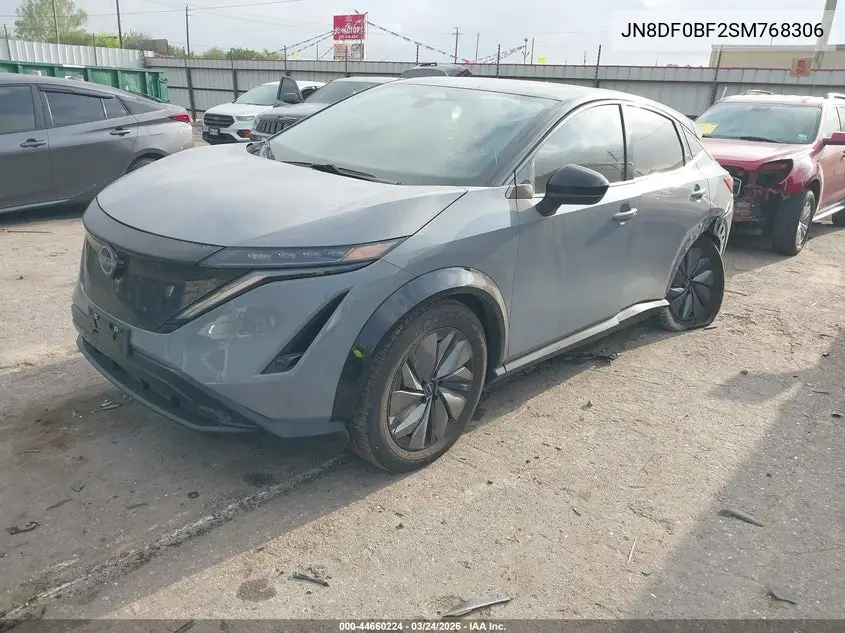 2025 Nissan Ariya Evolve+ VIN: JN8DF0BF2SM768306 Lot: 44660224