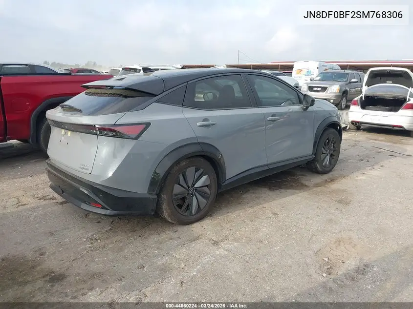 2025 Nissan Ariya Evolve+ VIN: JN8DF0BF2SM768306 Lot: 44660224