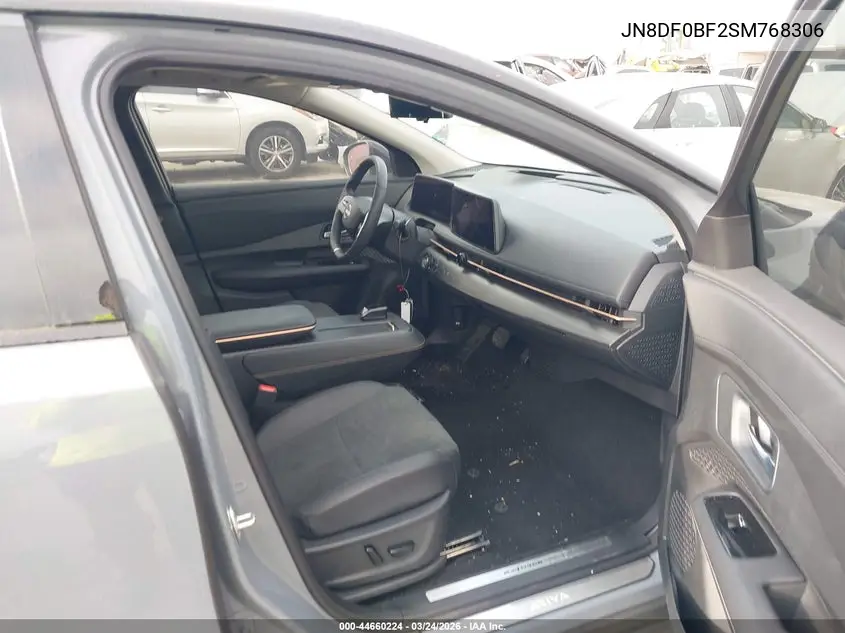 2025 Nissan Ariya Evolve+ VIN: JN8DF0BF2SM768306 Lot: 44660224