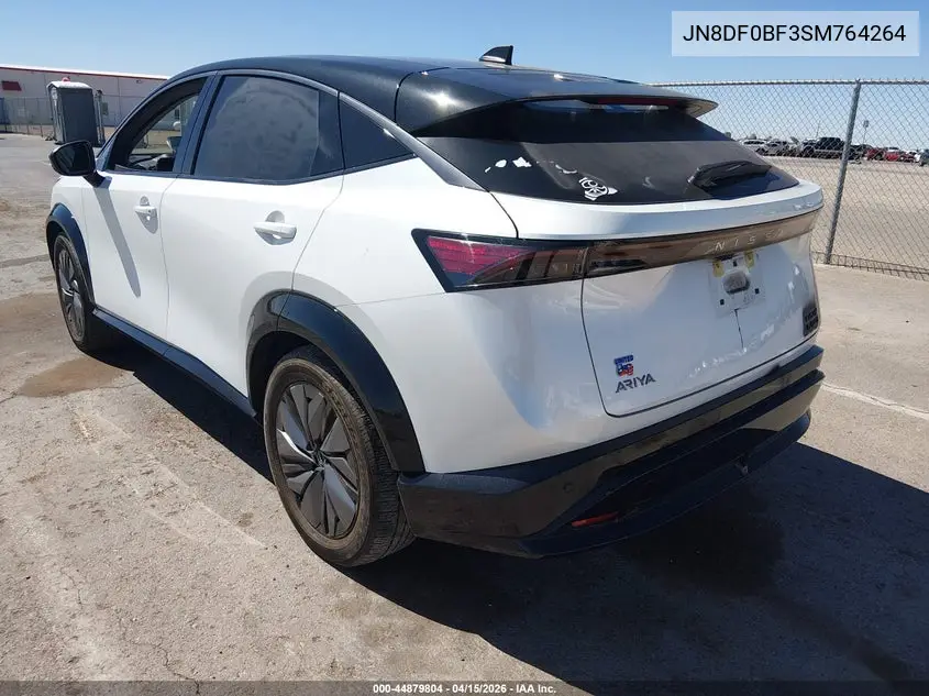 2025 Nissan Ariya Evolve+ VIN: JN8DF0BF3SM764264 Lot: 44879804