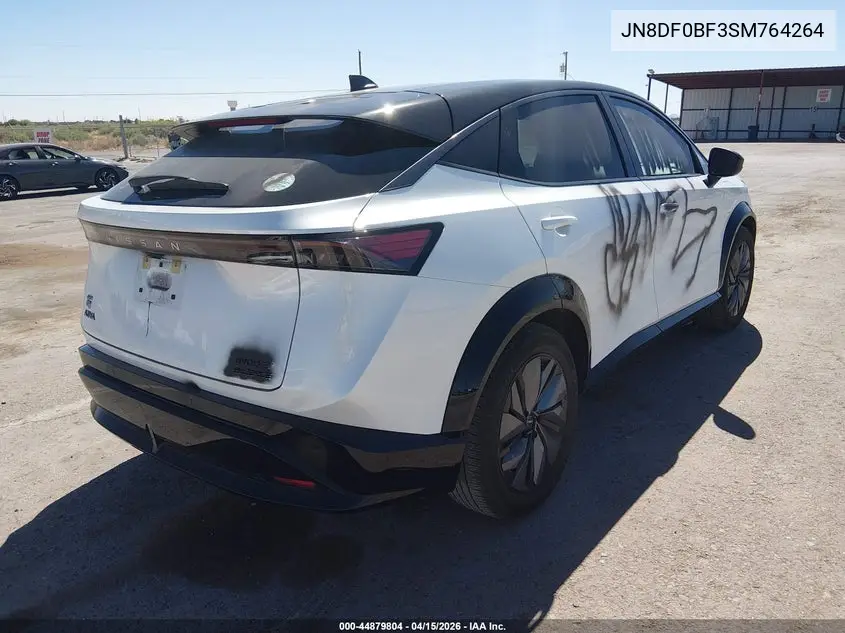 2025 Nissan Ariya Evolve+ VIN: JN8DF0BF3SM764264 Lot: 44879804