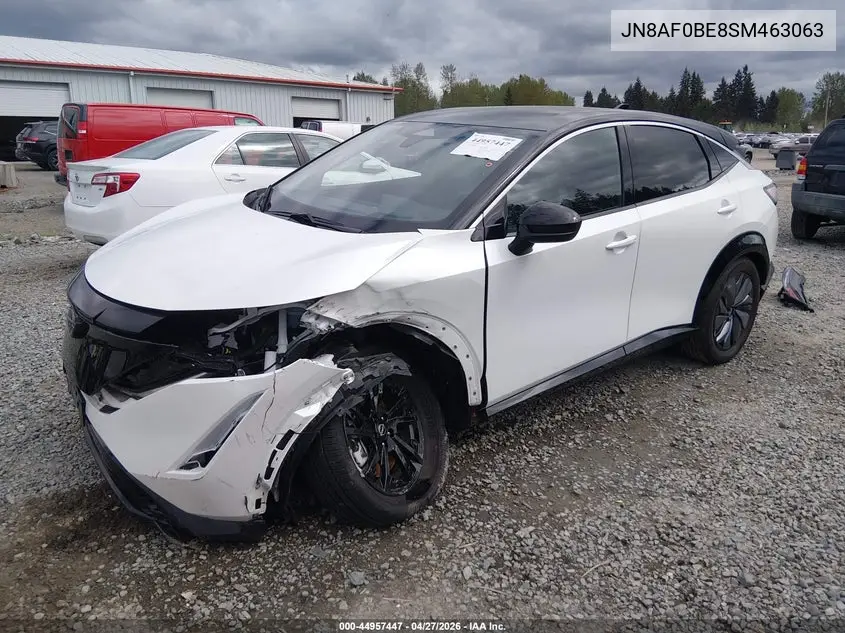2025 Nissan Ariya Engage VIN: JN8AF0BE8SM463063 Lot: 44957447