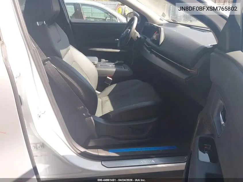 2025 Nissan Ariya Evolve+ VIN: JN8DF0BFXSM765802 Lot: 44961451