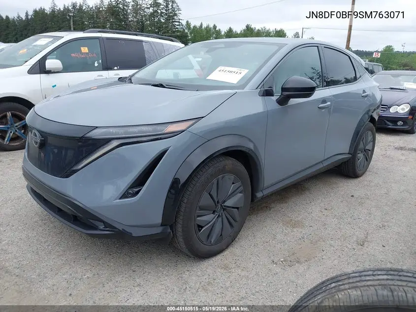 2025 Nissan Ariya Evolve+ VIN: JN8DF0BF9SM763071 Lot: 45150515