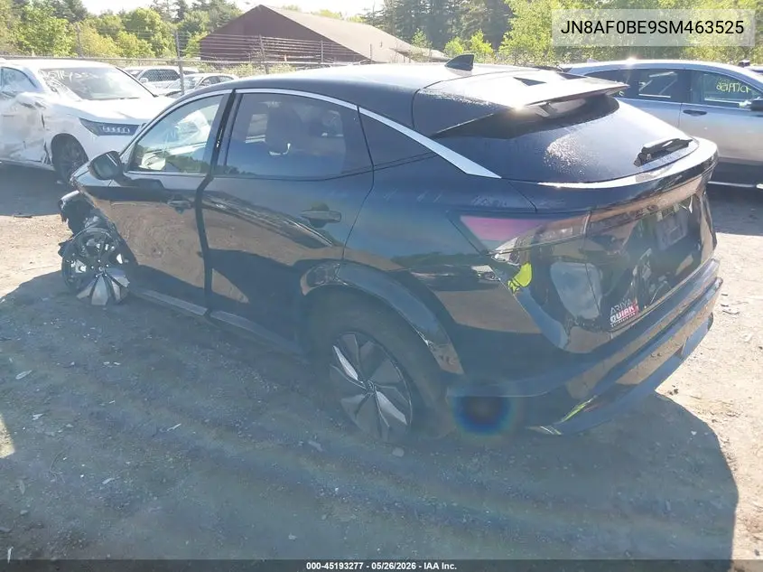 2025 Nissan Ariya Engage VIN: JN8AF0BE9SM463525 Lot: 45193277