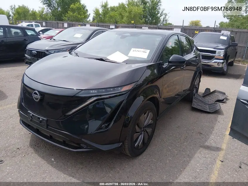 2025 Nissan Aryia VIN: JN8DF0BF9SM768948 Lot: 45297786