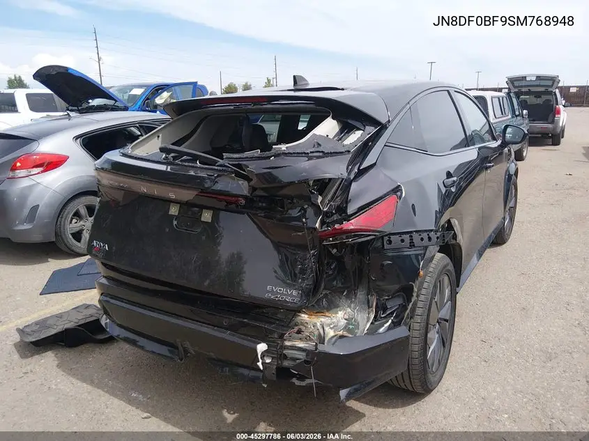 2025 Nissan Aryia VIN: JN8DF0BF9SM768948 Lot: 45297786