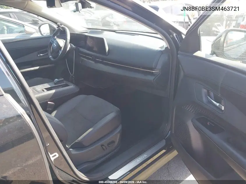 2025 Nissan Ariya Evolve+ VIN: JN8BF0BE3SM463721 Lot: 45306288