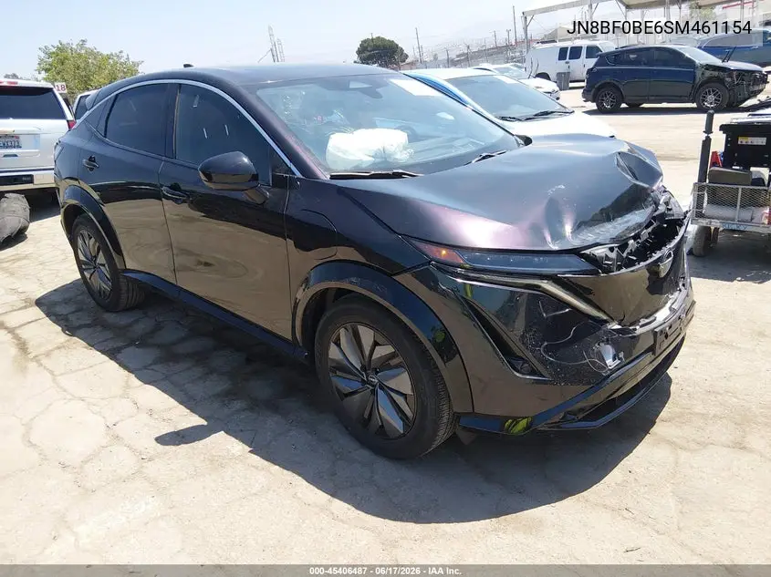 2025 Nissan Ariya Evolve+ VIN: JN8BF0BE6SM461154 Lot: 45406487