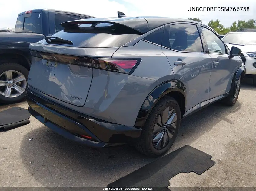 2025 Nissan Ariya Engage VIN: JN8CF0BF0SM766758 Lot: 45471850