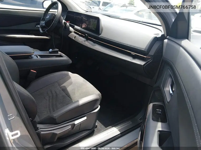 2025 Nissan Ariya Engage VIN: JN8CF0BF0SM766758 Lot: 45471850