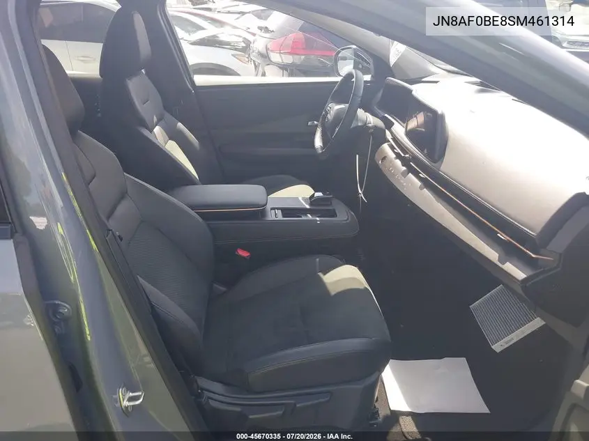2025 Nissan Ariya Engage VIN: JN8AF0BE8SM461314 Lot: 45670335