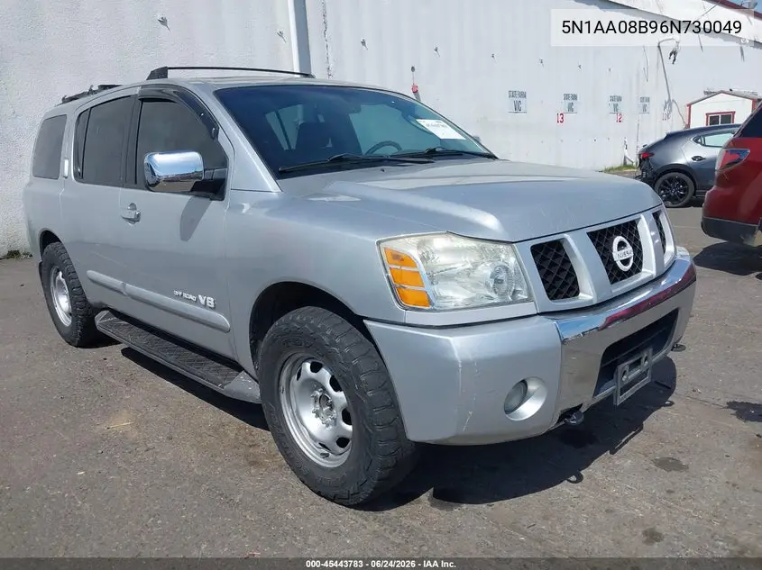 2006 Nissan Armada Se Off-Road VIN: 5N1AA08B96N730049 Lot: 45443783