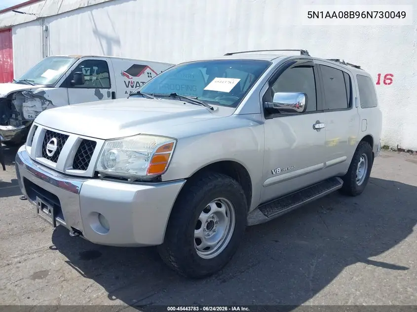 2006 Nissan Armada Se Off-Road VIN: 5N1AA08B96N730049 Lot: 45443783