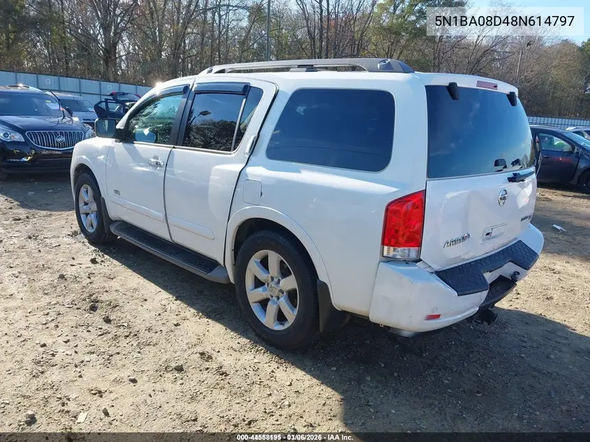 5N1BA08D48N614797 2008 Nissan Armada Se
