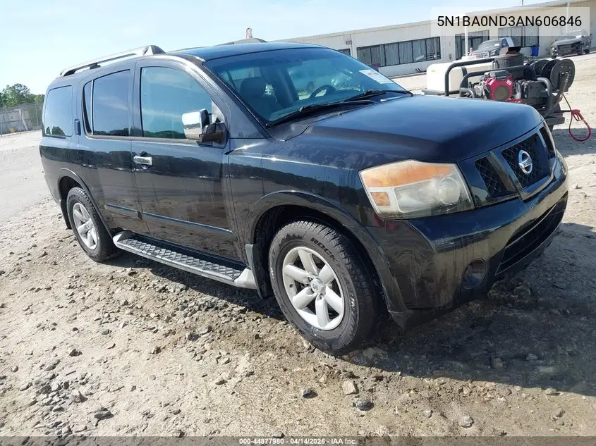 5N1BA0ND3AN606846 2010 Nissan Armada Se
